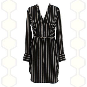 ⬇️$24 H&M Dress Black w/ Gold White Stripes 4